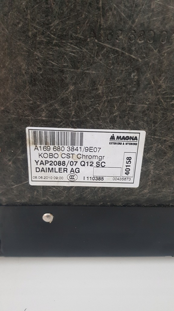 фото №7, Килимок обшивка багажника mercedes w169 w245 eu