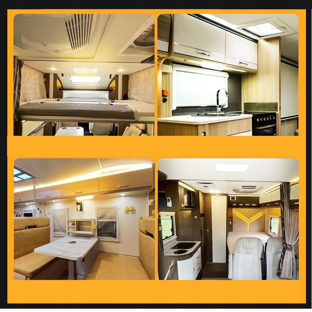 фото №8, Освітлення внутрішнє led 12v do автомобіля kempingowego/ciężarówki 3 режими