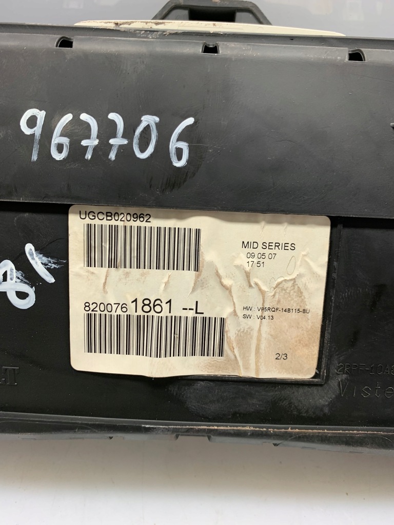 фото №5, Лічильник приладова панель 8200761861l renault