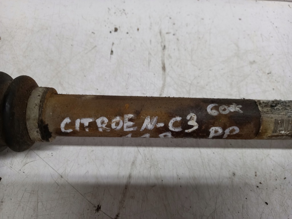 фото №4, Привідний вал półośka права передня citroen c3 1.1 benz