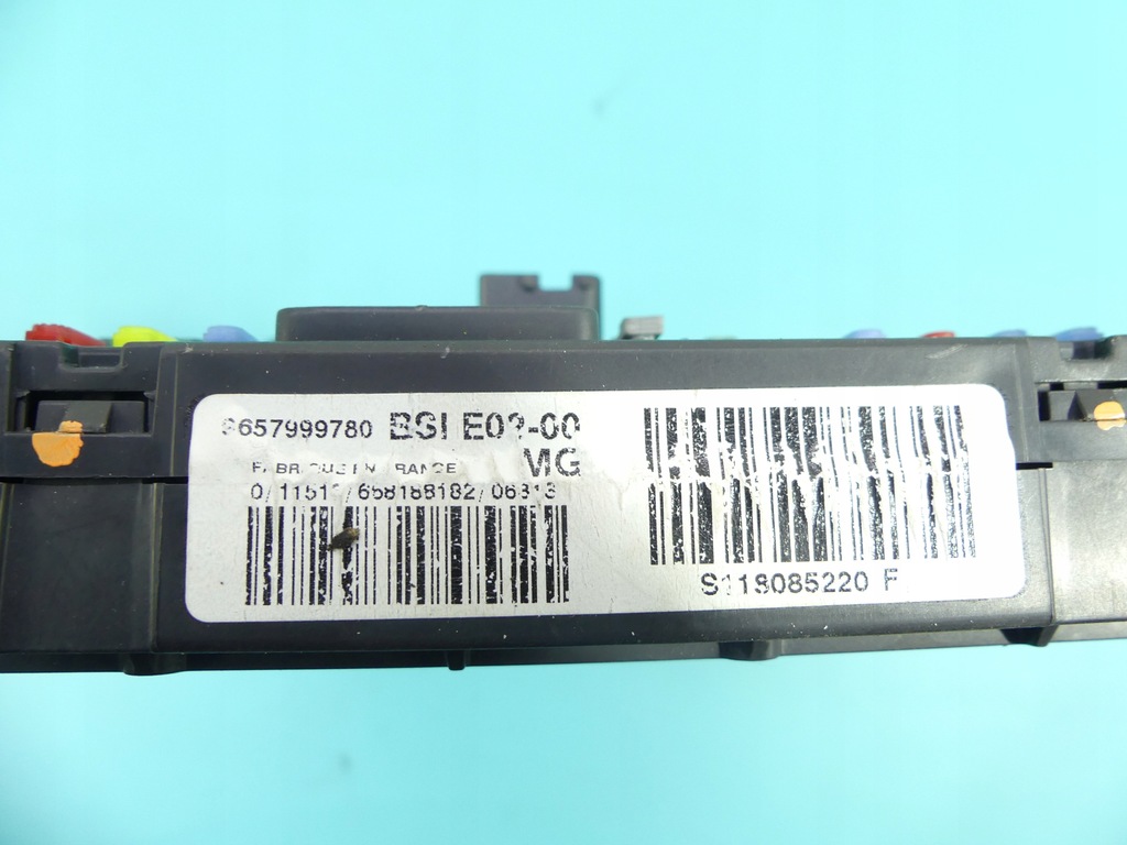 фото №8, Бортовий комп'ютер набір peugeot 206 9663475680 1.4 hdi