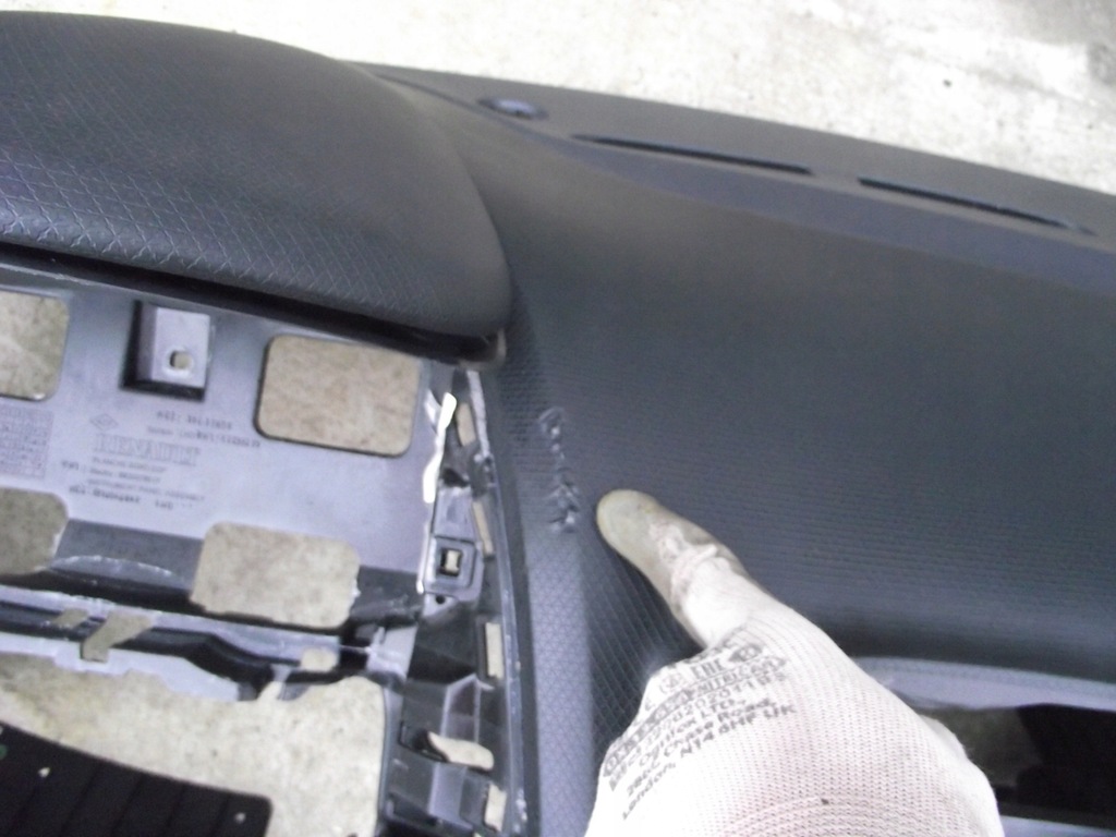 фото №6, Консоль приборная панель clio iv lift 18r eu приборная панель подушка безопасности