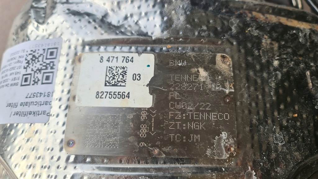 фото №9, Каталізатор фільтр часток твердих bmw u06 u11 2er x1 9888901 8471764