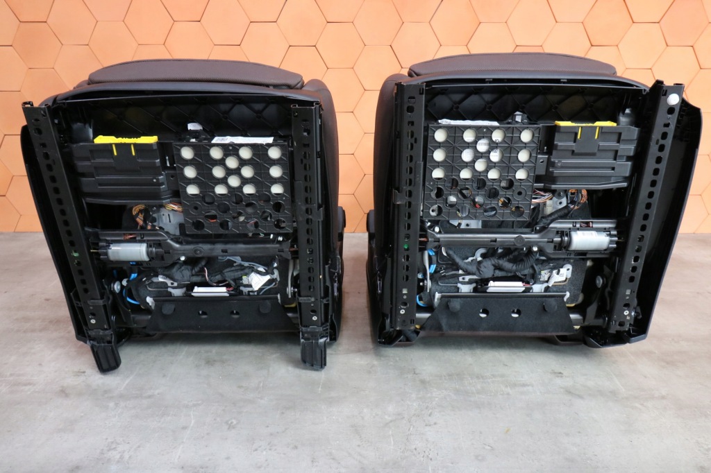 фото №15, Bmw g12 lci салон сиденья заднее сиденье обшивки nappa mokka массаж вентиляция