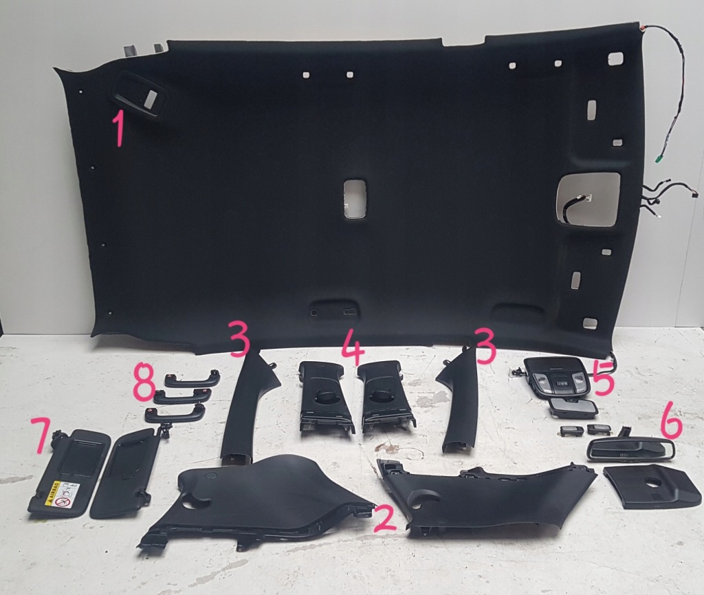 фото №1, Стеля стеля захист обшивка стійка перед задня kia sportage iv