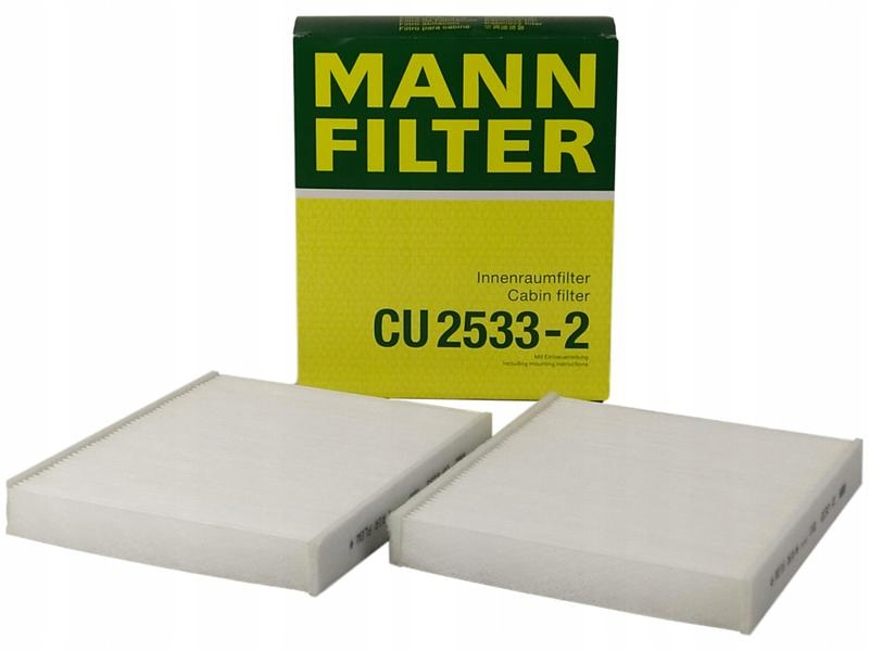фото №15, Фильтр салонный mann-filter cu2533-2 cu25332