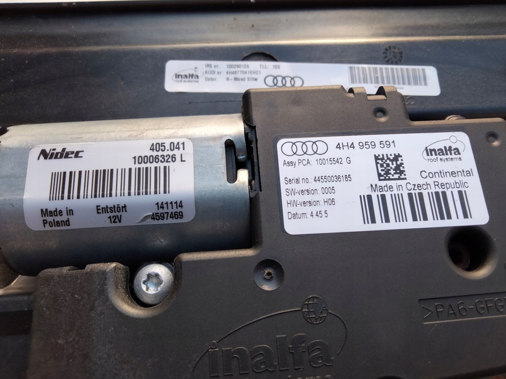 фото №6, Люк панорама long audi a8 d4 4h4877041