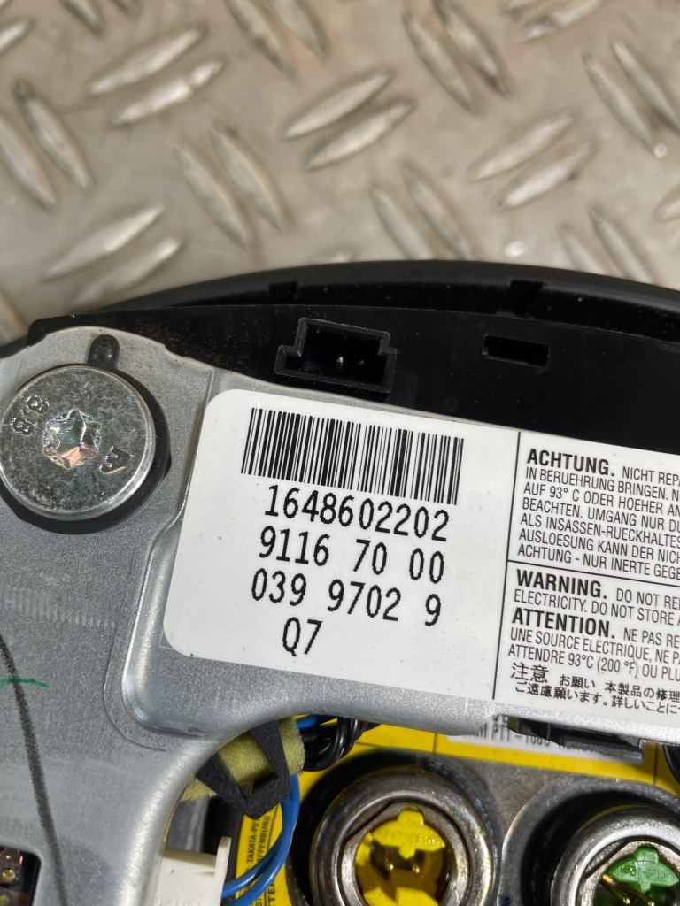 фото №6, Mercedes ml164 lift 08- подушка воздушная подушка безопасности водителя 1648602202