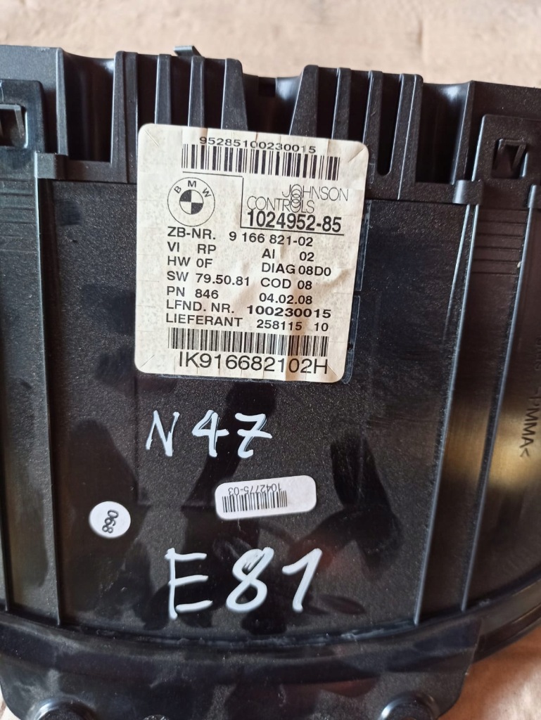 Лічильник прилади bmw e87 e81 дизель 9166821 європа Оригінал