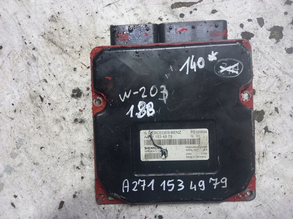 фото №1, Бортовий комп'ютер блок керування mercedes-benz w203 1.8 b