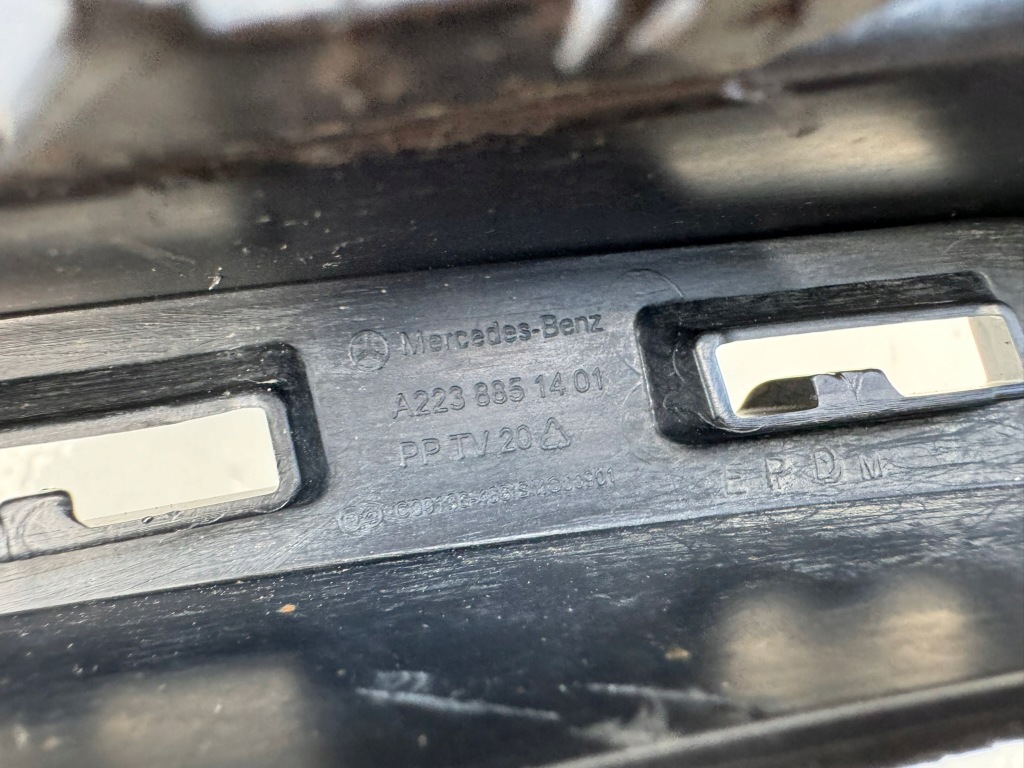 фото №10, Mercedes s klasa w223 20r- напрямна кронштейн бампера лівий перед a2238851401