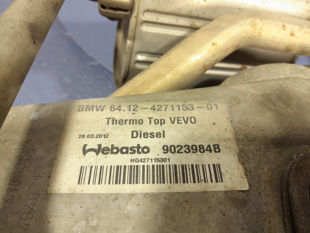 фото №7, Bmw 5 f10 f11 webasto обогреватель стояночный 9022166