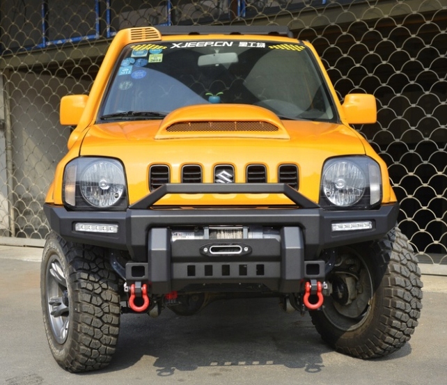 фото №13, Сталевий бампер передній suzuki jimny 1997-2017