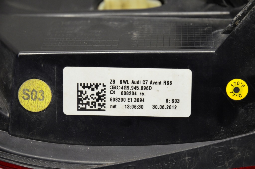 фото №7, Audi rs6 c7 лампы задняя 4g9945095d 096d 093d 094d