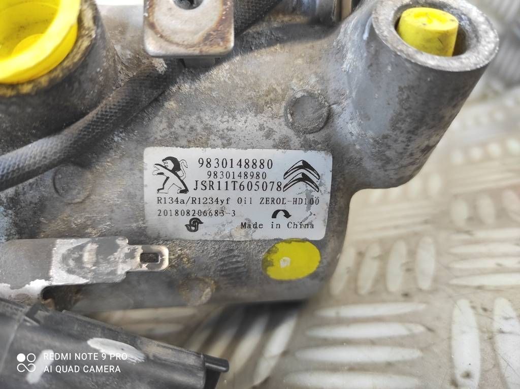 фото №7, Citroen jumpy peugeot expert компрессор компрессор кондиционера 9830148880