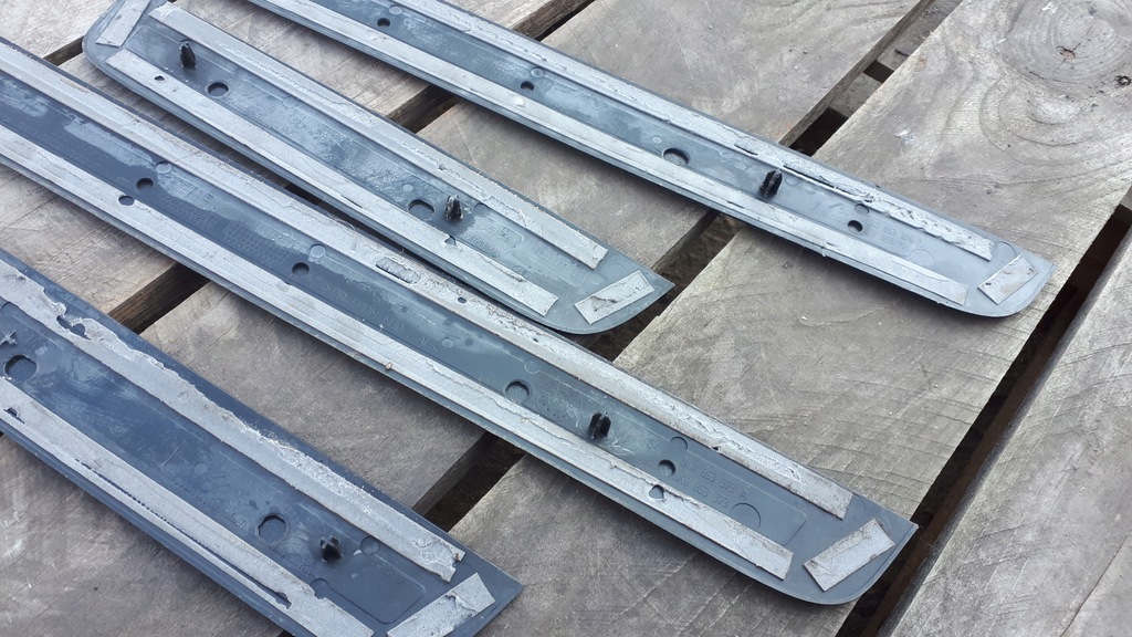 фото №12, S4 b8 lift накладки пороговые sline накладки na пороги