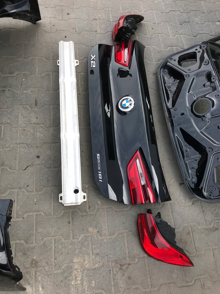фото №5, Bmw x2 f39 668 крышка багажника бампер лампы балка kompletny задняя