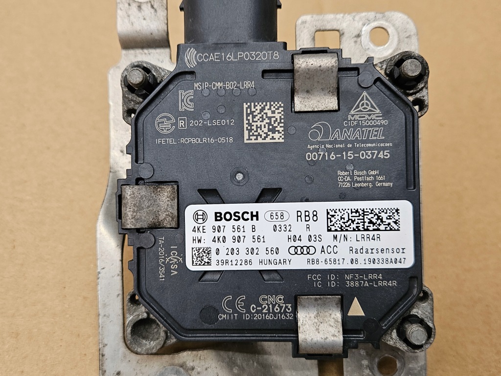 фото №9, Радар distronic acc audi etron e-tron kompletny 4ke907561b кронштейн !!!