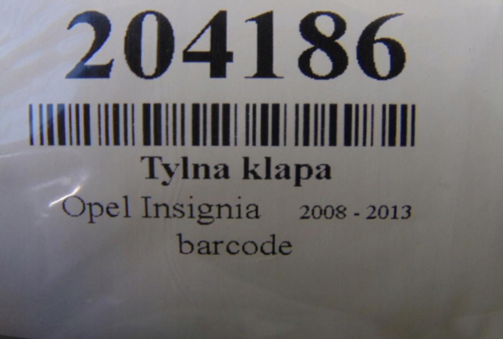 фото №12, Opel insignia задняя крышка багажника hb