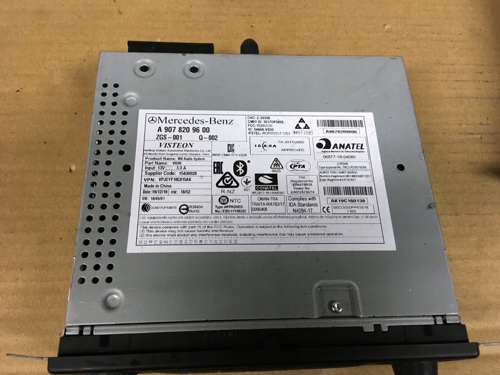 фото №2, Mercedes sprinter 907 910 радио usb 9078209600