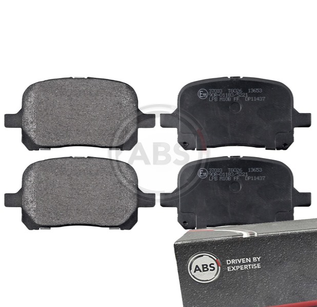 фото №1, A.b.s. 37033 набор тормозных колодок тормозных, тормоза дисковые