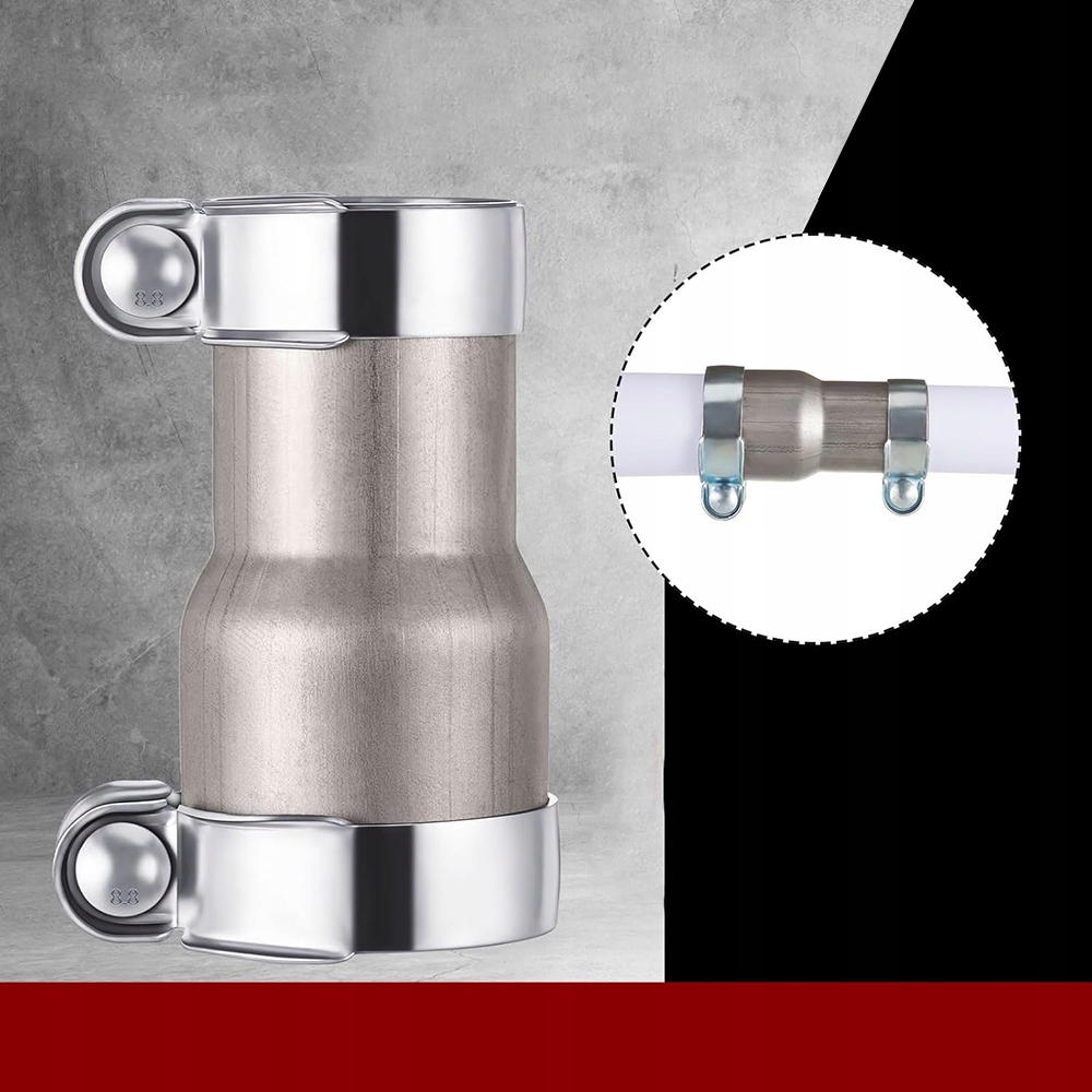 фото №10, З'єднувач з'єднувач rur глушника хомут труби випускної 55/60mm