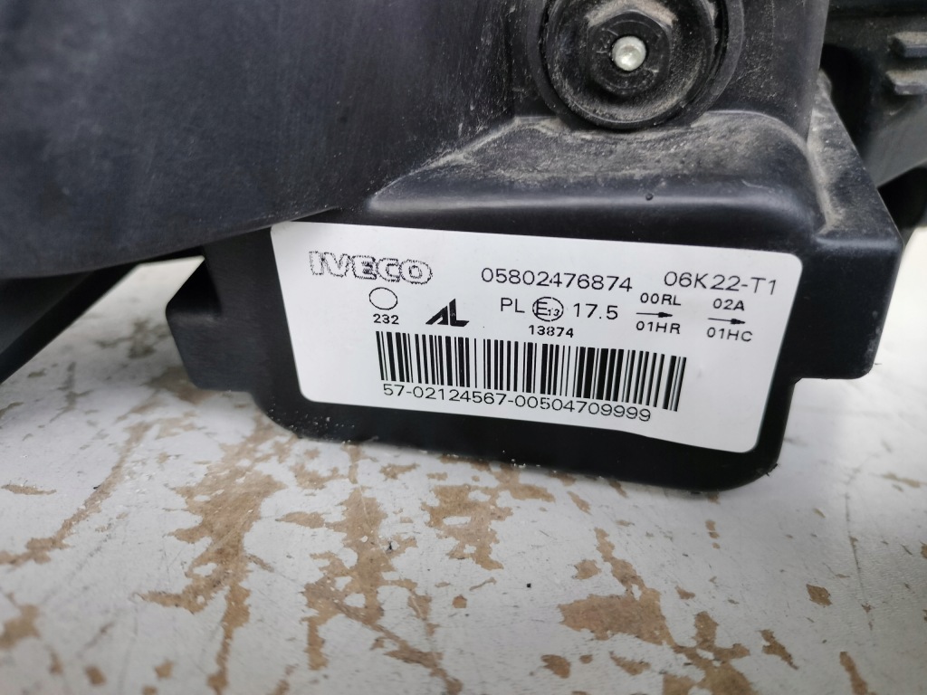 фото №8, Лампа левая фара iveco daily 19- lift