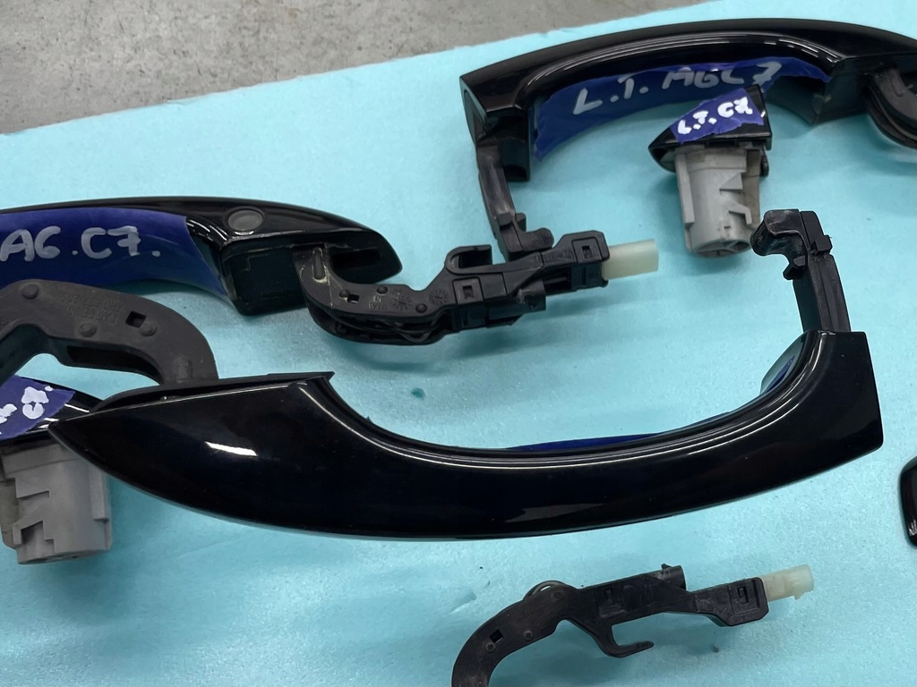 фото №14, Ручка keyless a6 a7 c7 q7 led перед задняя ly9t оригинал комплектная