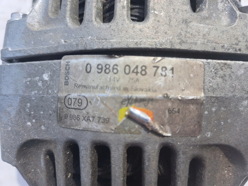 фото №4, Opel combo 0986048781 генератор