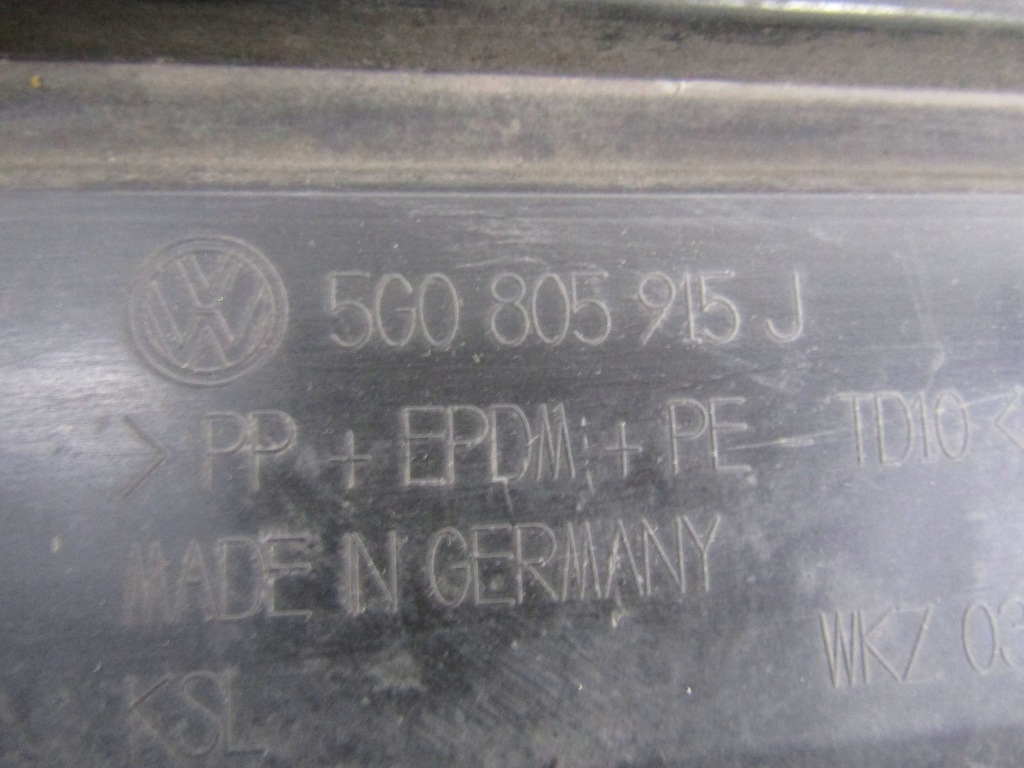 фото №7, Vw golf vii lift спойлер бампера перед 16r-- 5g0805915j