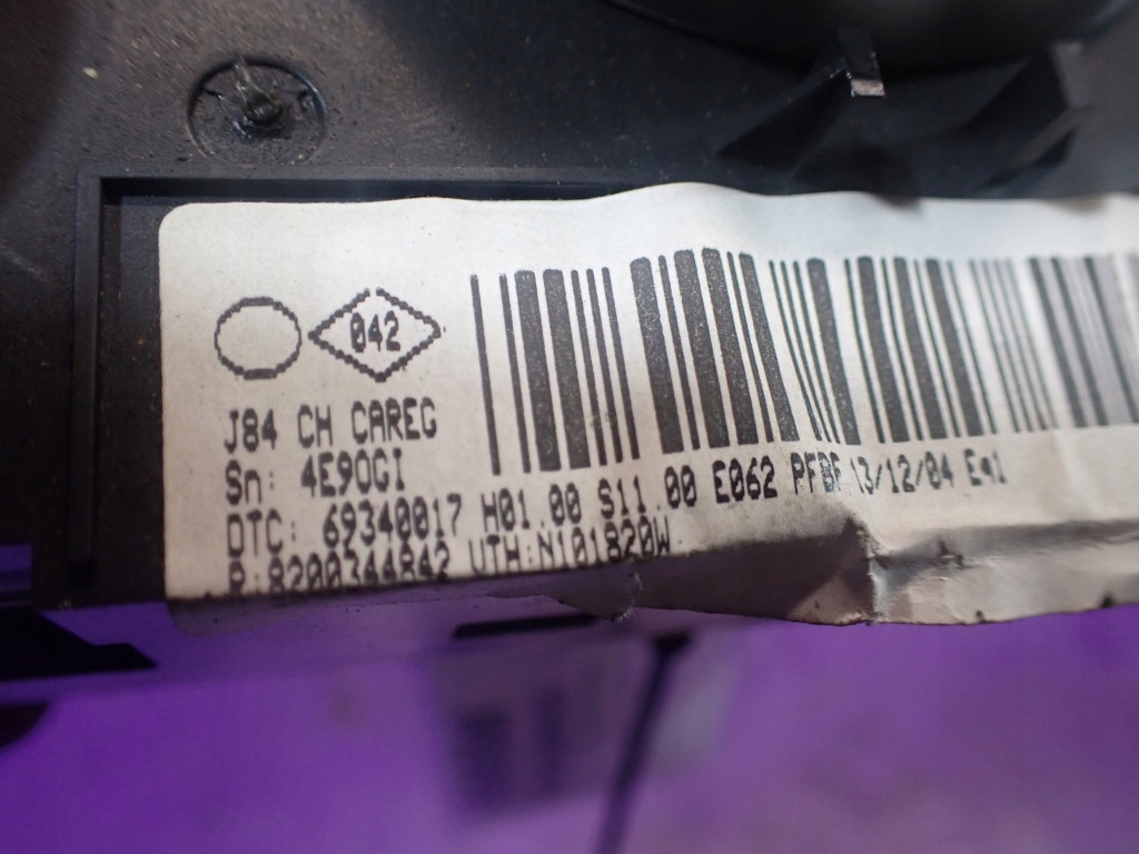 фото №6, Renault scenic ii 03-06 панель кондиционера обдув 8200344842