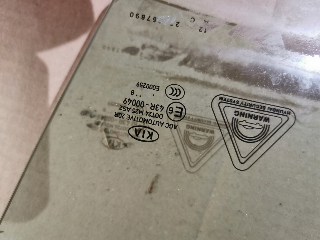 фото №5, Скло двері правий лівий перед kia sportage iv 2018