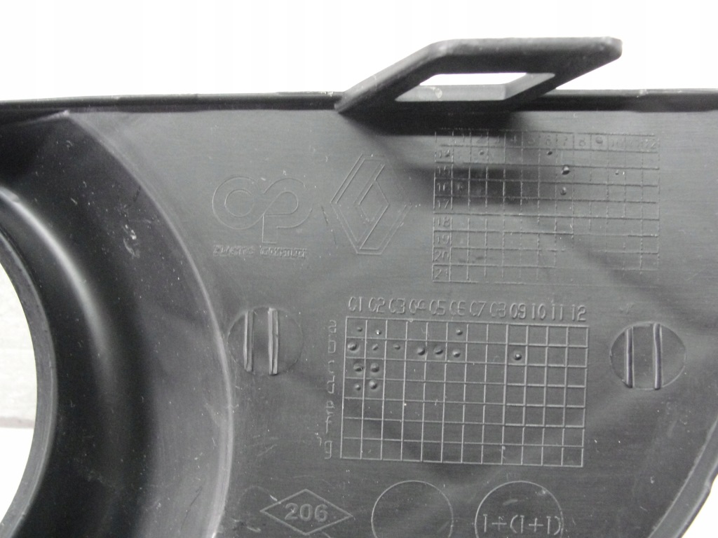 фото №3, Решітка протитуманної фари права renault laguna iii gt