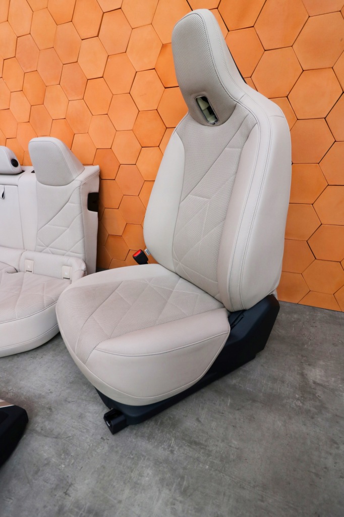 фото №9, Bmw ix i20 салон сидіння заднє сидіння обшивки тунель пам'ять atelier oyster