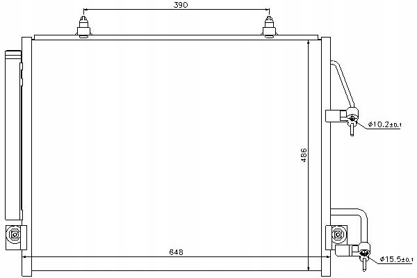 фото №1, Nissens 940166 конденсатор, кондиціонер