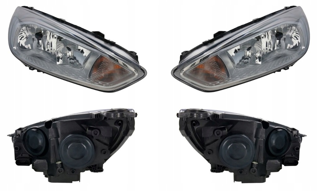 фото №1, Фара лампа ford focus iii 14-18 l+p tyc