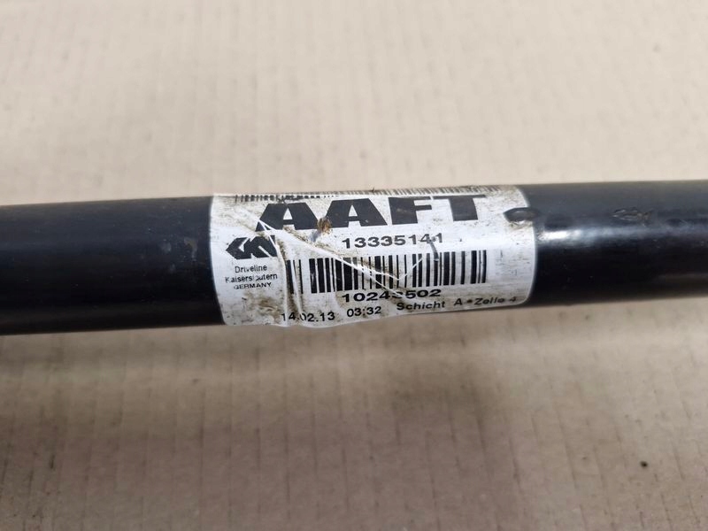 фото №6, Opel astra j 1.6 b a16xer приводной вал правая длинная механическая коробка передач 13335141