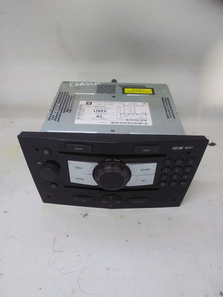 фото №1, 6584 opel corsa d радио навигация 13254186