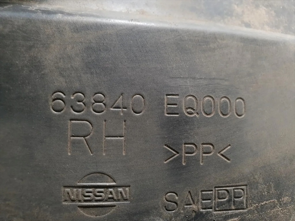 Nissan x-trail подкрылок передние prawidłowy 2004 suv 4/5dr 63840-eq000 Доставка