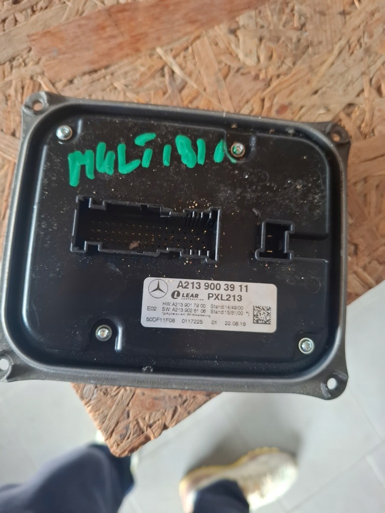 фото №1, Mercedes w213 преобразователь исправна оригинал 2139003911 led