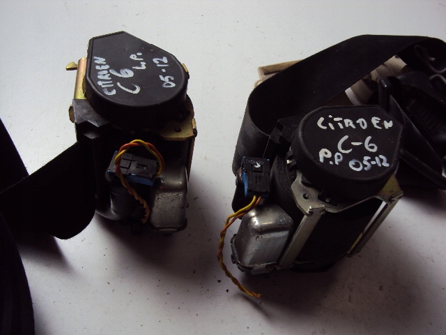 фото №4, Ремені безпеки перед citroen c6 2005-2012