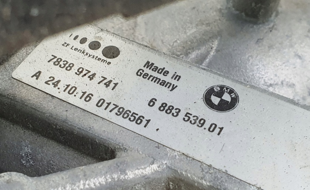 фото №8, Трансмісія рейка рульова bmw 5 f07 6883539 europa