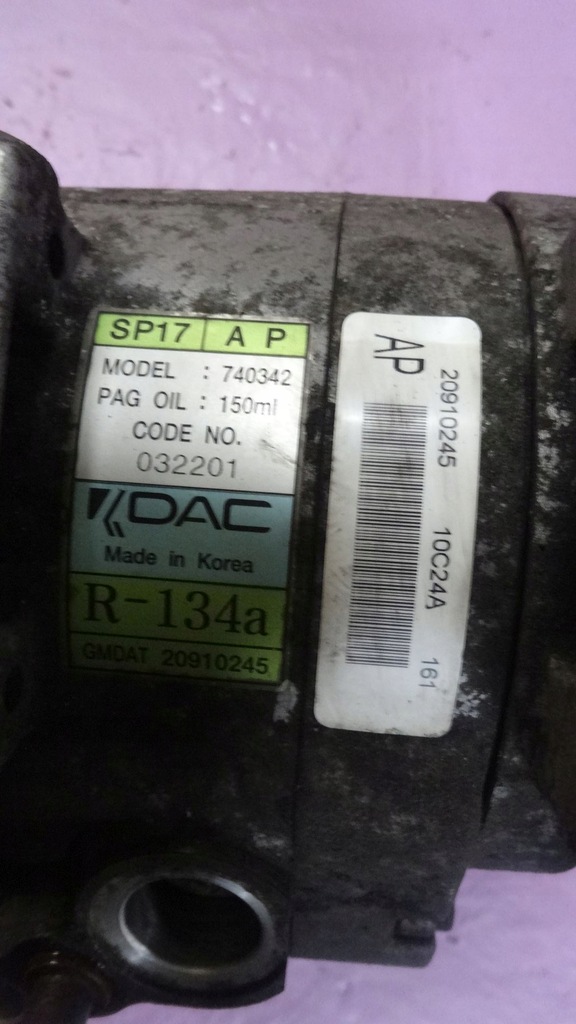 фото №7, Chevrolet captiva 2.0 vcdi 150km 10r. 20910245 компрессор кондиционера