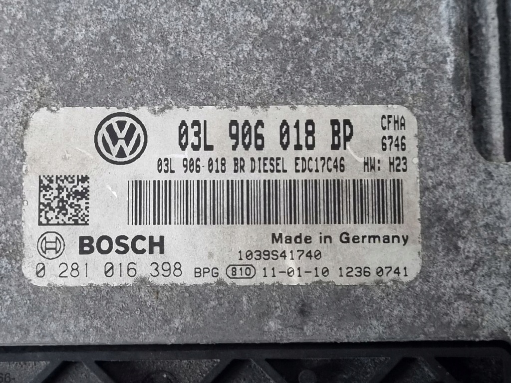 фото №7, Набор стартовый skoda yeti 2011 03l906018bp