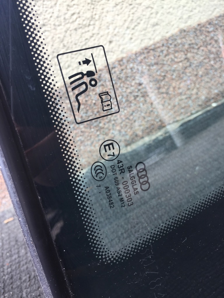 фото №4, Audi a5 8t coupe скло кузовна права