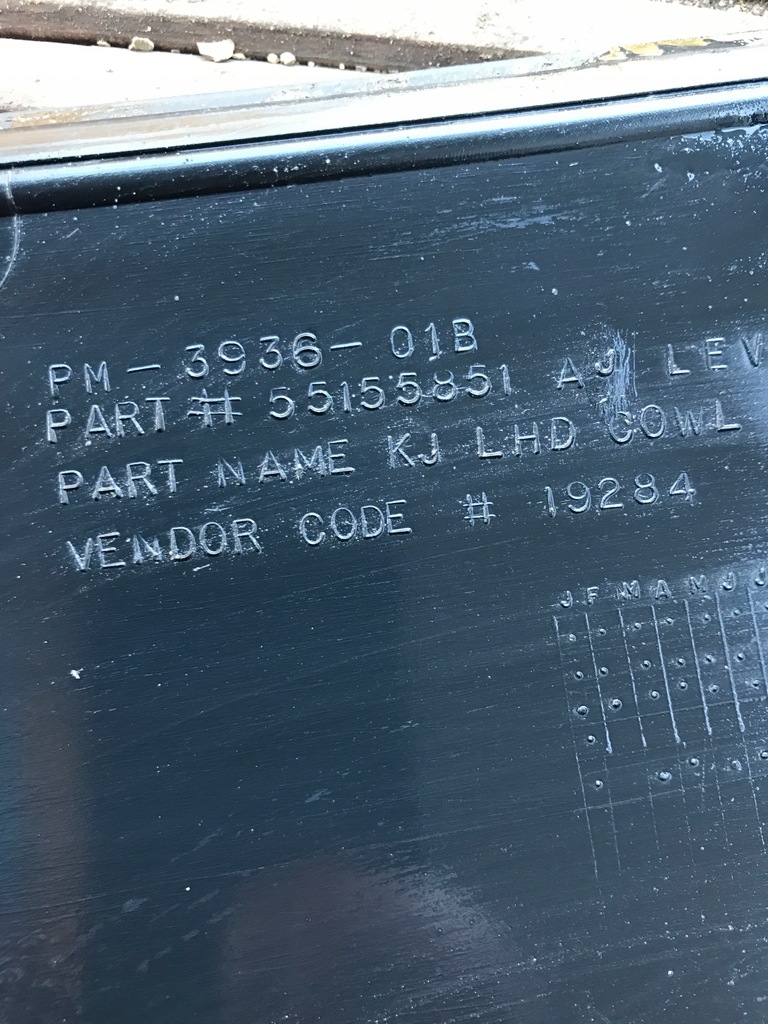 фото №8, Жабо верхній jeep cherokee kj 55155851aj