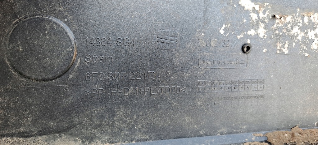 фото №12, Seat ibiza v 6f0 бампер перед передній pdc bez омивачі 6f0807221d