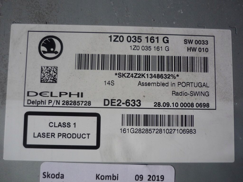 фото №4, Радио skoda octavia ii lift