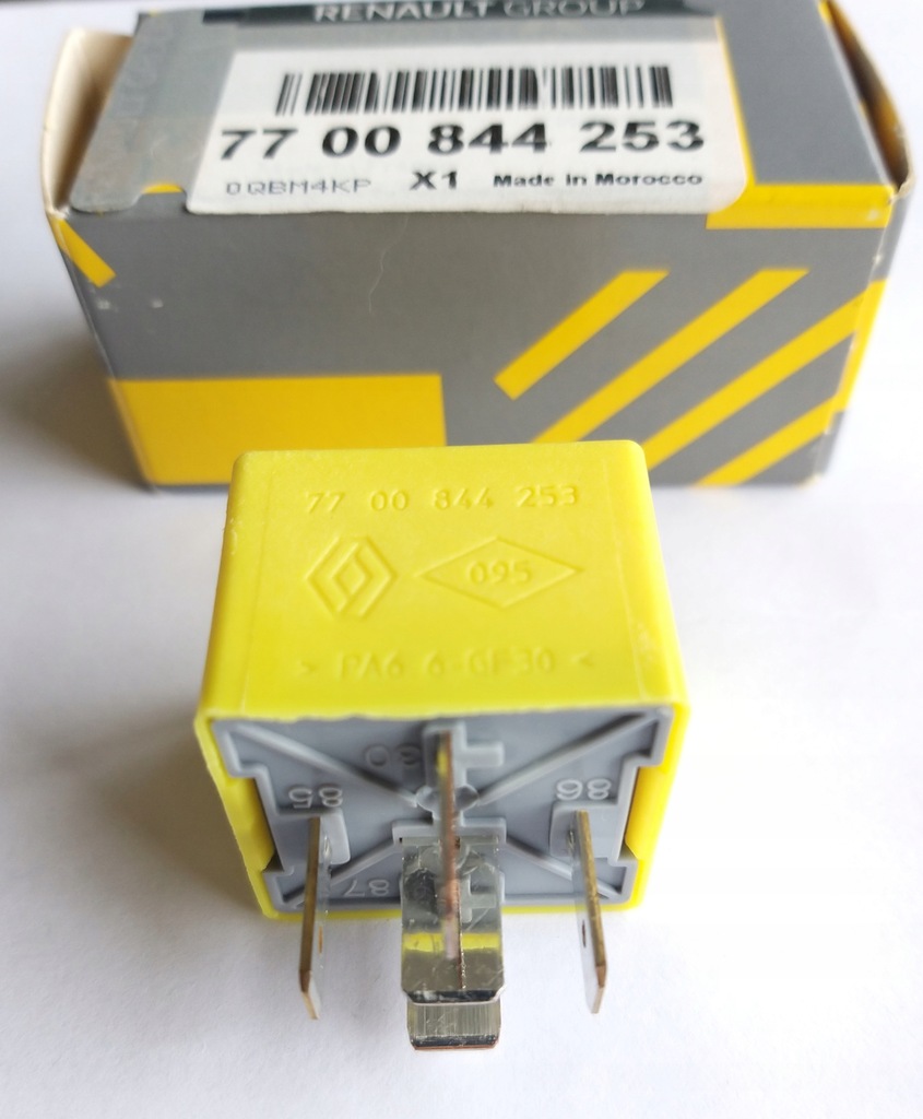 фото №1, Реле 40a renault жовтий 7700844253 03532 новий