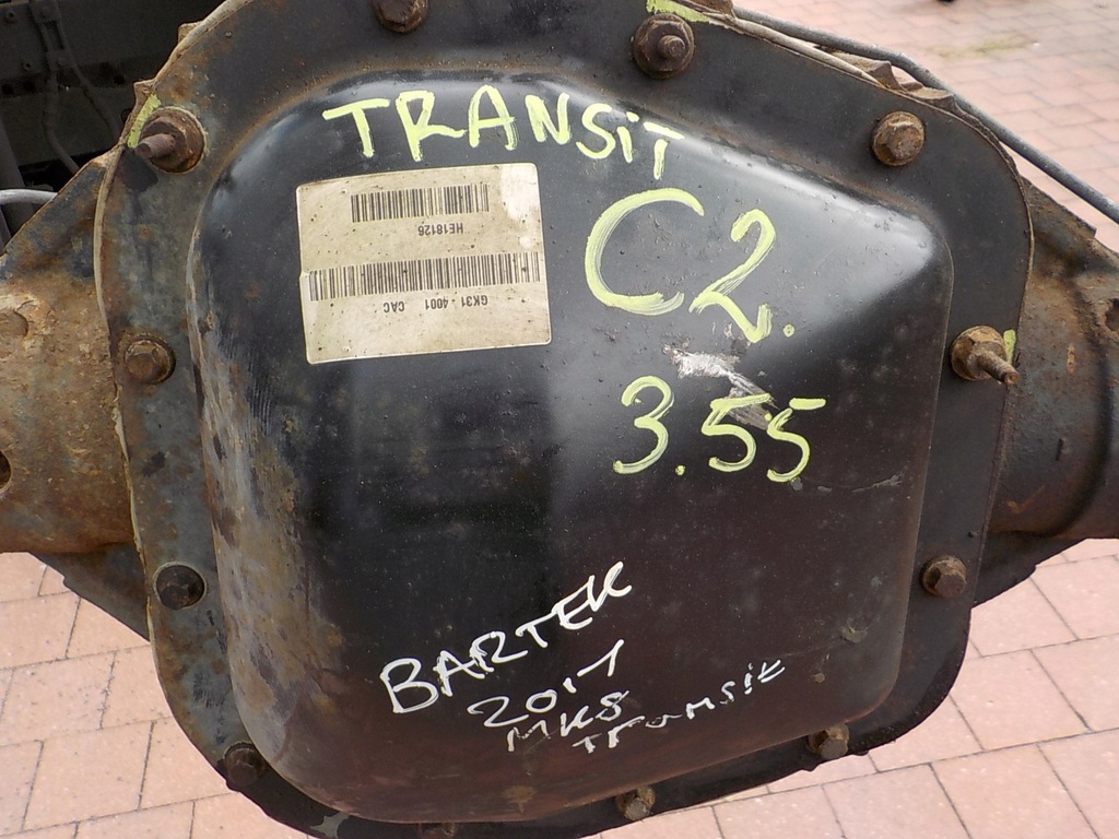 фото №13, Ford transit mk8 мост задний задняя 3.55 kompletny